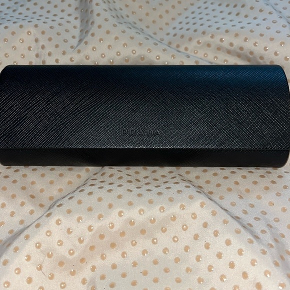 PRADA Women’s Eyeglass Case, Black - Picture 3 of 8